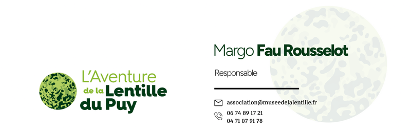 Logo ASSOCIATION MUSEE DE LA LENTILLE VERTE DU PUY 